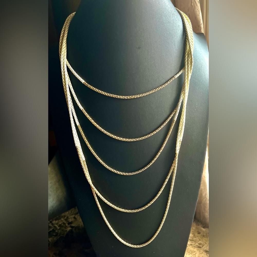 Multistrand Layered Necklace